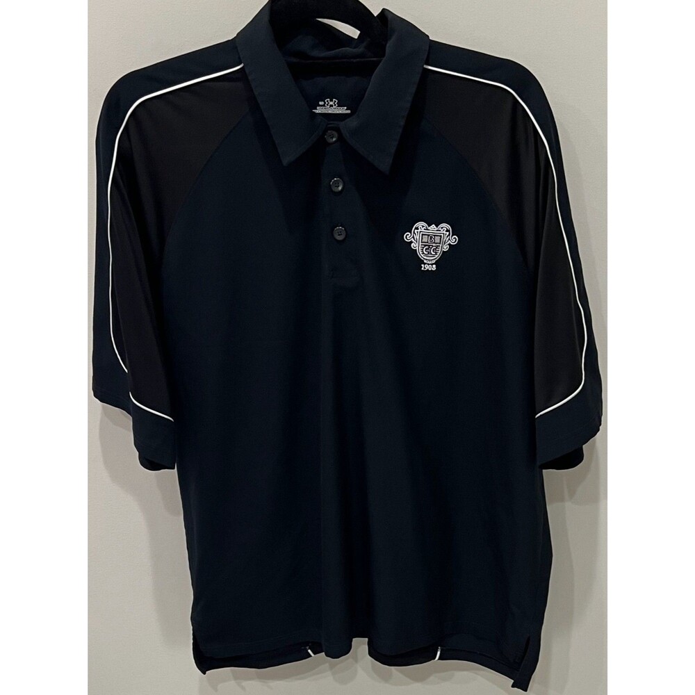 Beverly Country Club (IL) - Under Armour Golf Shirt - Men's Size Large - Black